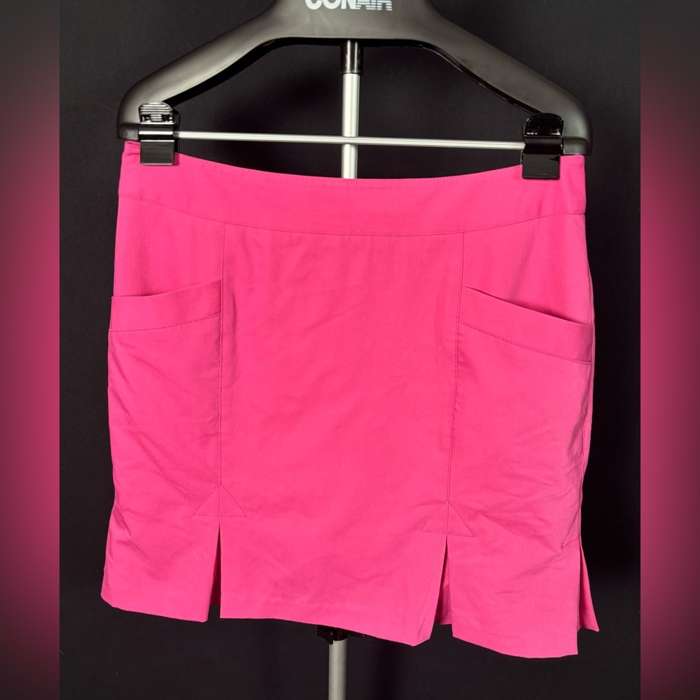 Vibrant Pink Mini Skirt with Pockets